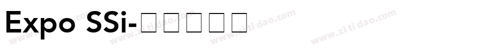 Expo SSi字体转换